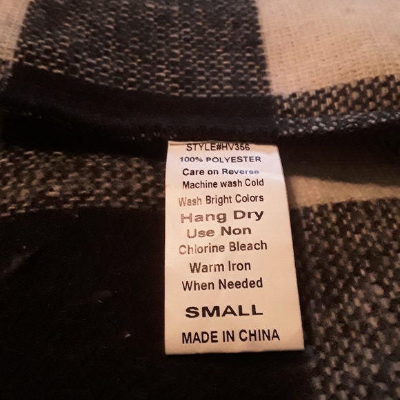 Rosette Buffalo Check Long Flyaway Vest - Picture 6 of 7